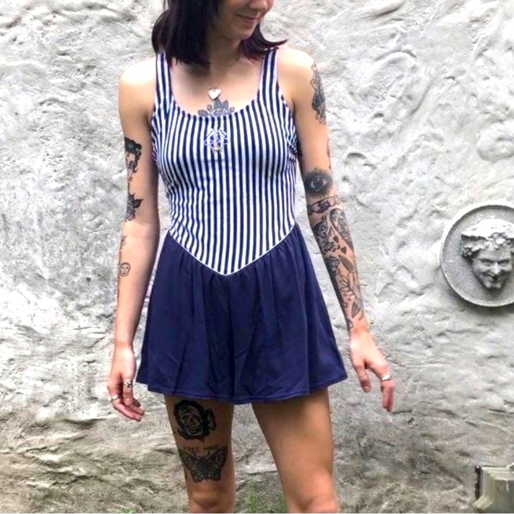 80s Pinup Style Swimsuit